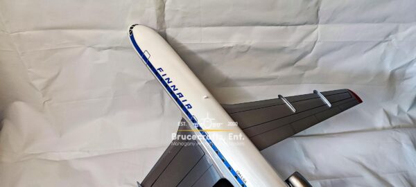 Sud Aviation Super Caravelle Finnair Aircraft with detailed craftsmanship.